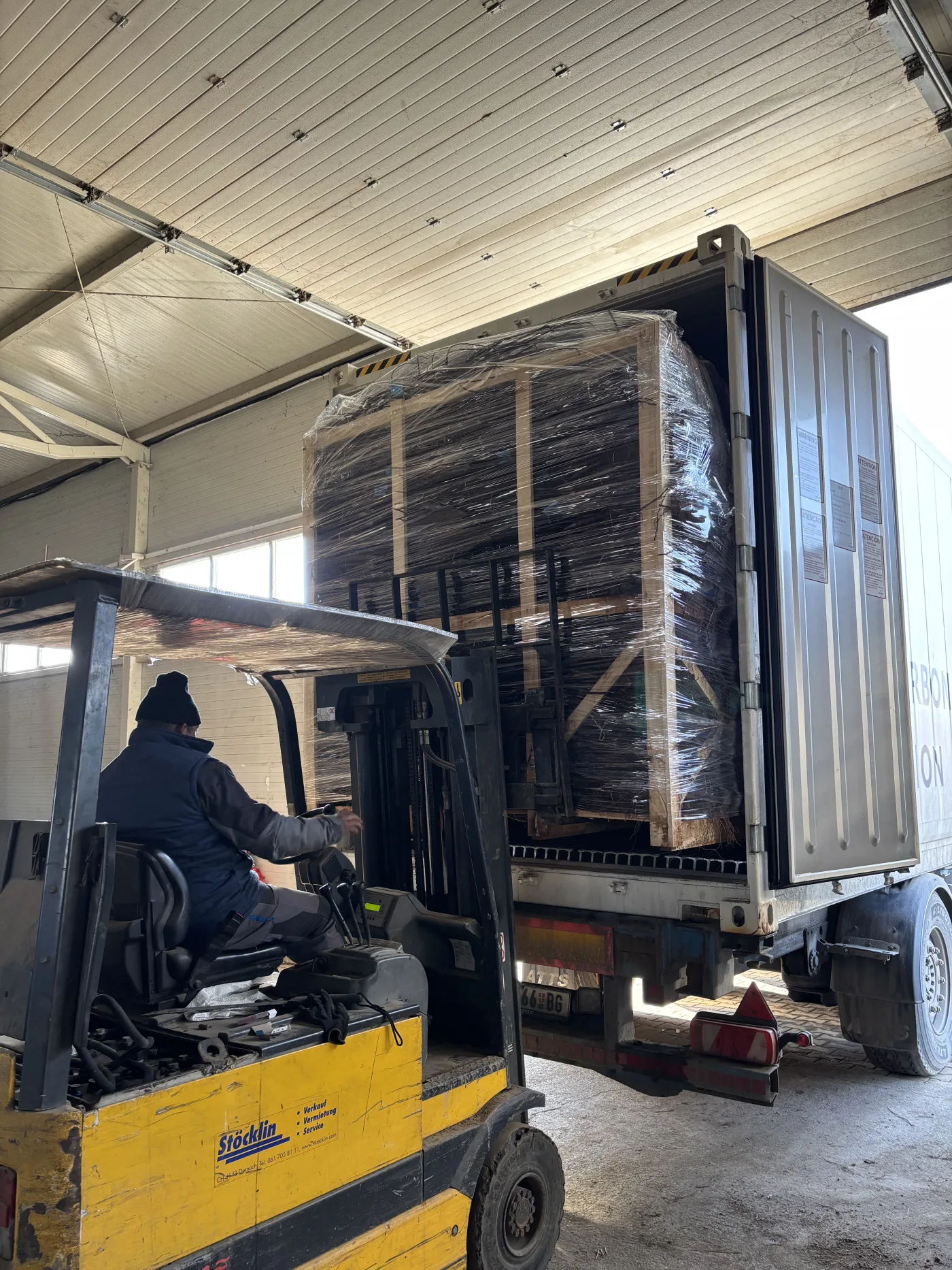 Export container loading